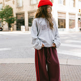 Waffle Racer Pants- Wild Cherry