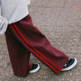 Waffle Racer Pants- Wild Cherry