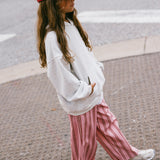 Retro Twill Pants- Raspberry Jam