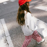Retro Twill Pants- Raspberry Jam