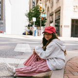 Retro Twill Pants- Raspberry Jam