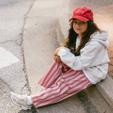 Retro Twill Pants- Raspberry Jam