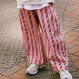 Retro Twill Pants- Raspberry Jam