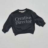 Graphic Crewneck- Creative Director- Charcoal