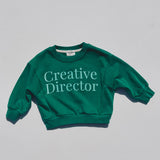 Graphic Crewneck- Creative Director- Green