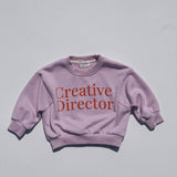 Graphic Crewneck- Creative Director- Light Purple