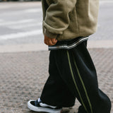 Waffle Racer Pants- Forest Fig