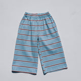 Lightweight Striped Pants - Light Blue