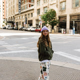 Retro Twill Pants- Flower Patch