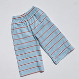 Lightweight Striped Pants - Light Blue