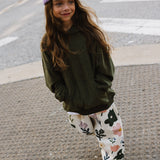 Retro Twill Pants- Flower Patch