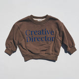 Graphic Crewneck- Creative Director- Brown