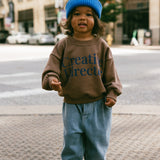 Graphic Crewneck- Creative Director- Brown