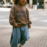 Graphic Crewneck- Creative Director- Brown