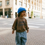 Graphic Crewneck- Creative Director- Brown