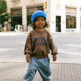 Graphic Crewneck- Creative Director- Brown