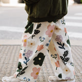 Retro Twill Pants- Flower Patch