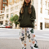 Terry Hoodie- Army Green