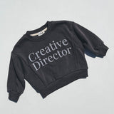 Graphic Crewneck- Creative Director- Charcoal