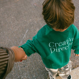 Graphic Crewneck- Creative Director- Green