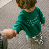 Graphic Crewneck- Creative Director- Green
