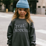 Graphic Crewneck- Creative Director- Charcoal