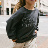 Graphic Crewneck- Creative Director- Charcoal