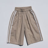 Poplin Racer Pants- Oat Milk