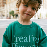 Graphic Crewneck- Creative Director- Green