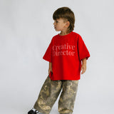 Graphic Tee- Creative Director- Red