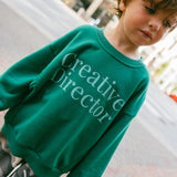 Graphic Crewneck- Creative Director- Green