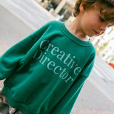 Graphic Crewneck- Creative Director- Green