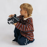 Heavyweight Striped Long Sleeve- Cinnamon