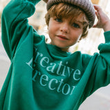 Graphic Crewneck- Creative Director- Green