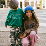 Graphic Crewneck- Creative Director- Green