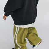 Poplin Racer Pants- Matcha