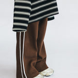 Waffle Racer Pants- Cocoa