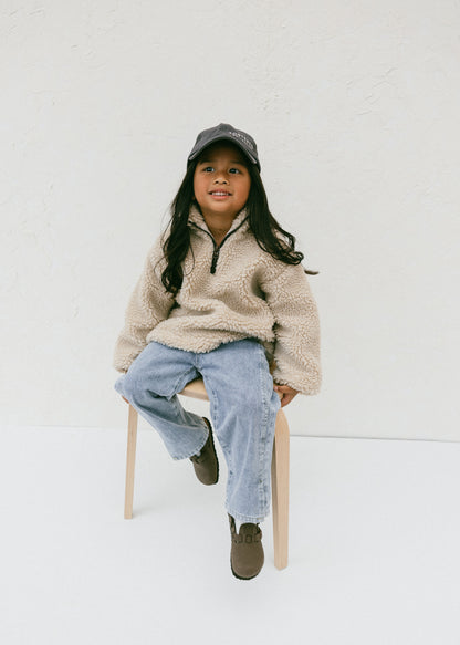 Fostered Collection Sherpa Quarter Zip Pullover